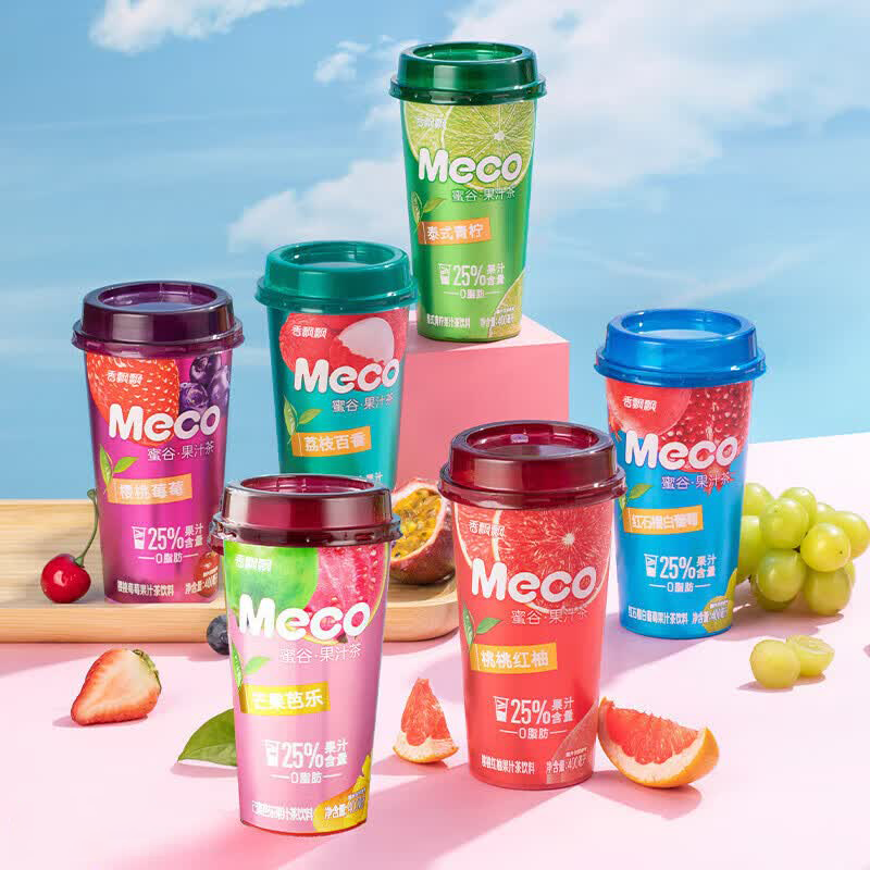 香飘飘 Meco蜜谷果汁茶荔枝百香400ml*15杯高清大图