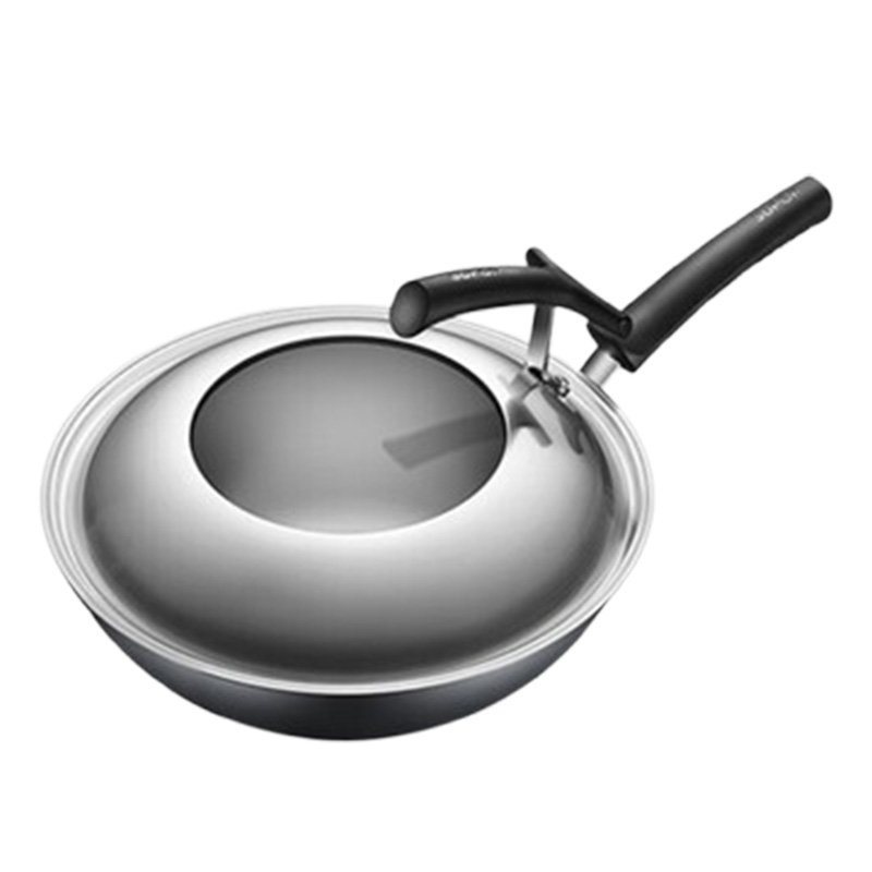 苏泊尔炒锅30cm臻铁无涂层精铁可立盖燃气专用炒菜锅FC30H7