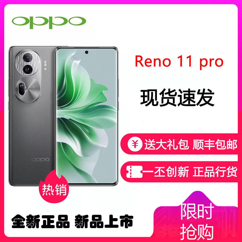 OPPO Reno11 Pro 曜石黑 12GB+512GB 5000万单反级人像三摄 骁龙8+旗舰芯片 5G手机