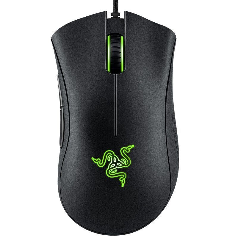 雷蛇(Razer)蝰蛇标准版鼠标 人体工程学设计 6400DPI 绝地求生鼠标 吃鸡鼠标 USB光电鼠标 黑色