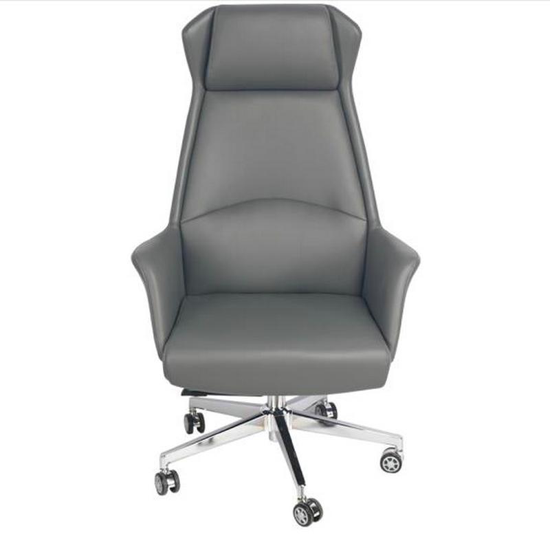 徽源昇HF7658皮质老板椅大班椅 靠背转椅办公椅 升降椅可躺总裁主管椅子家用 简约现代