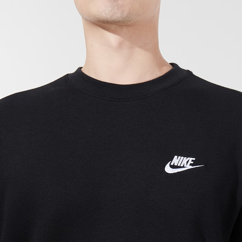 耐克(NIKE) 上衣男子2022冬季新款运动卫衣休闲圆领加绒针织套头衫BV2667 黑V2667-010 XL