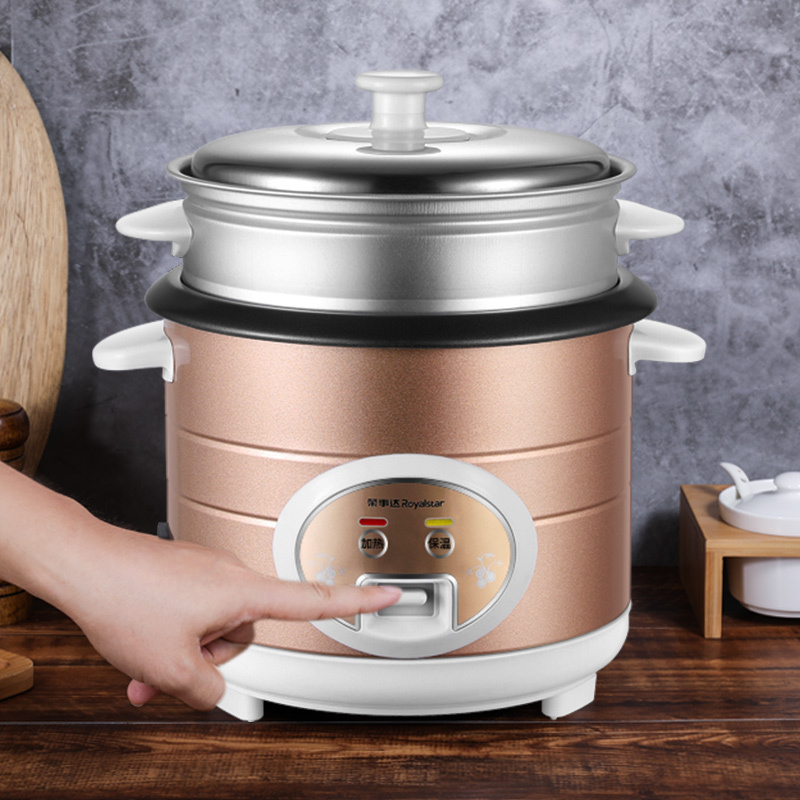 荣事达royalstar电饭煲带蒸笼机械式电饭锅3l大容量34人家用电饭锅rz