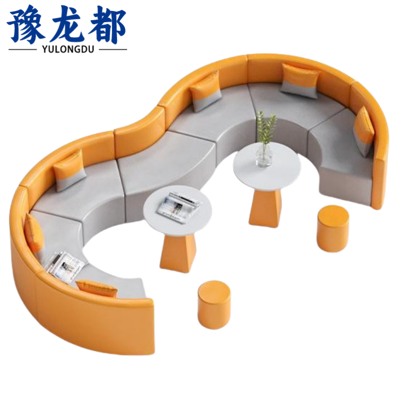 豫龙都接待沙发3.2m张高清大图