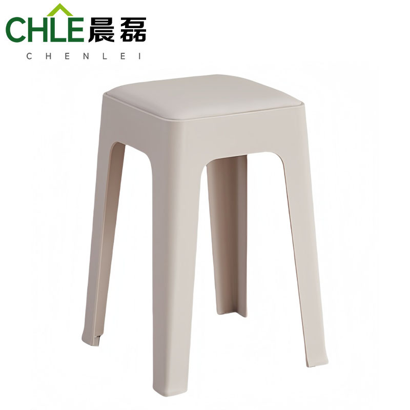 晨磊 塑料凳 47*32*28cm(白色) 个高清大图