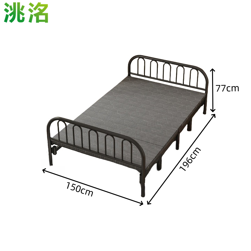 洮洺 折叠午休床 折叠床 196*150*77cm 张高清大图