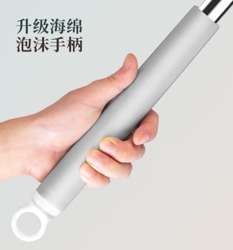 五月花 大号刮刮桶免手洗平板拖把配件 干湿两用拖布 家用墩布网红懒人地拖单拖把PJ09高清大图