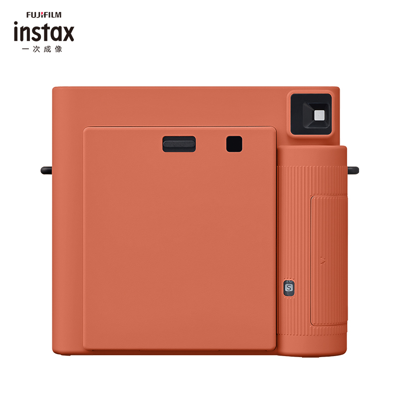 富士(FUJIFILM)INSTAX 拍立得 相机 一次成像相机SQUARE SQ1 赭石橙色 富士方形尺寸胶片相机