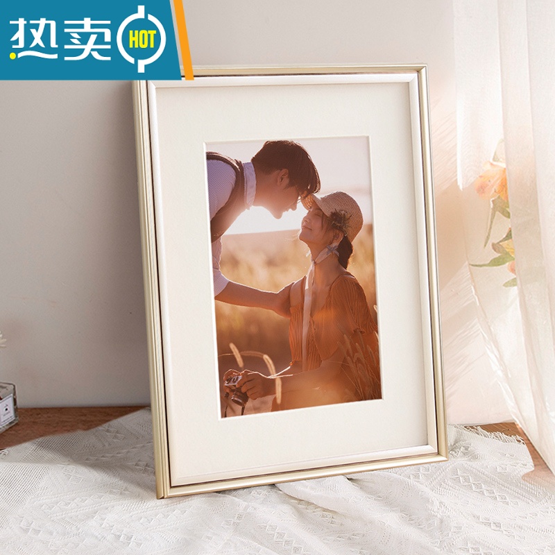 敬平大相框装裱画框现代简约定制任意尺寸挂墙24寸4K拼图框外框16寸30 珍珠白色 A3挂式[可放29.7*42cm]高清大图