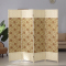 BONJEAN中式屏风折叠编布艺屏风玄关移动隔断办公酒店屏风简约客厅折屏