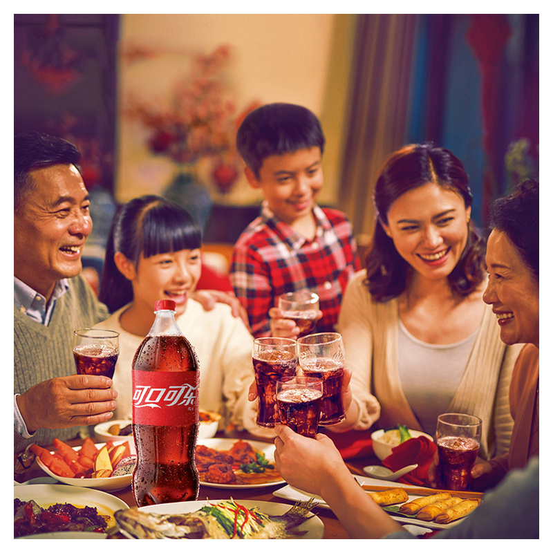 可口可乐(cocacola)汽水 2L*6瓶装
