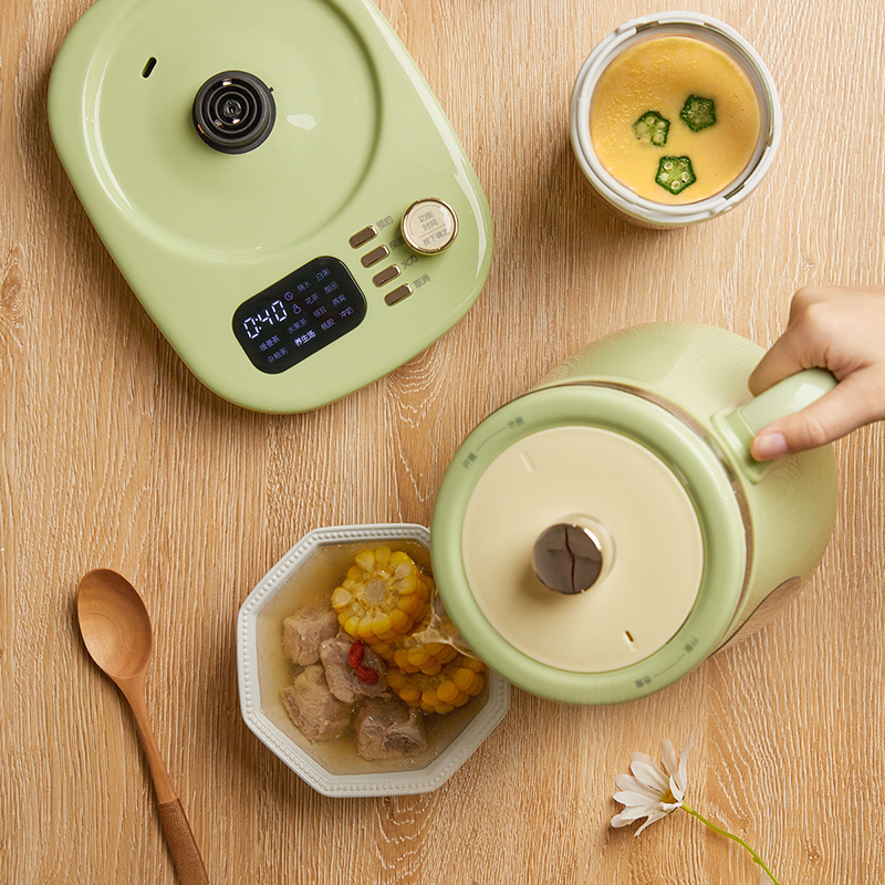 小熊bear养生壶办公室迷你小型煮茶壶全自动加厚玻璃煮茶器家用多功能