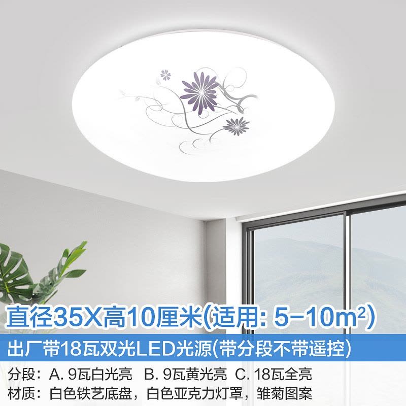 led吸顶灯饰阳台灯卧室灯具藤印象卫生间玄关过道走廊灯厨房灯现代简约图片