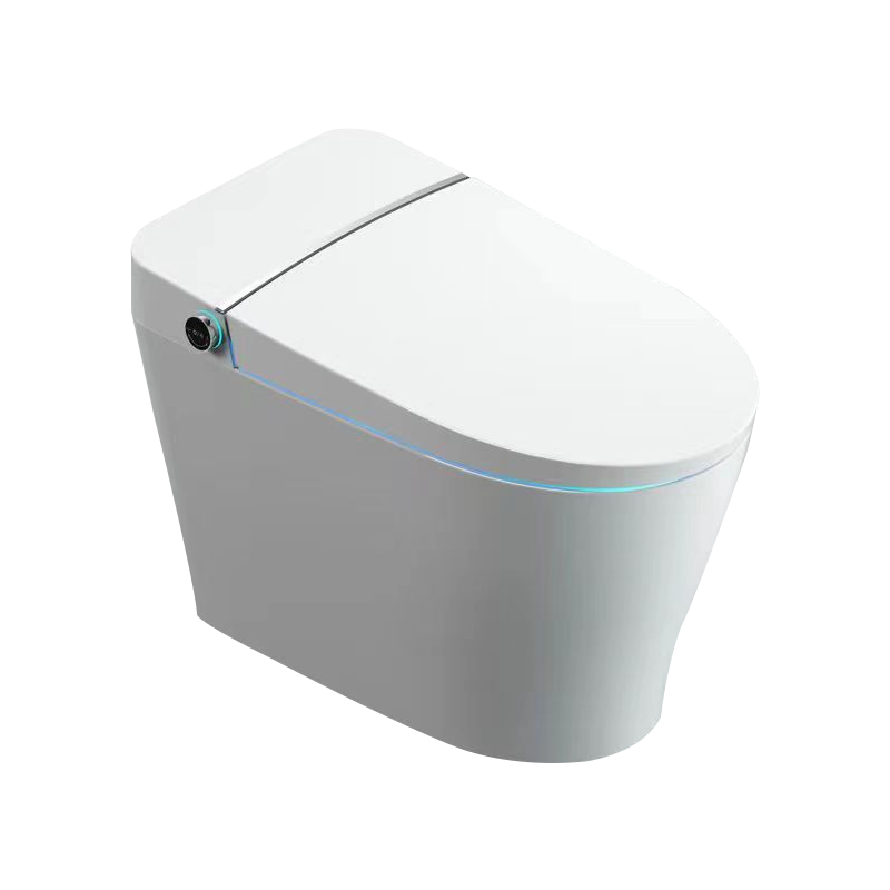 便洁宝(Bejoan)家用马桶自动无水压智能一体式白色坐便器座圈加热烘干P50A1 305坑距高清大图