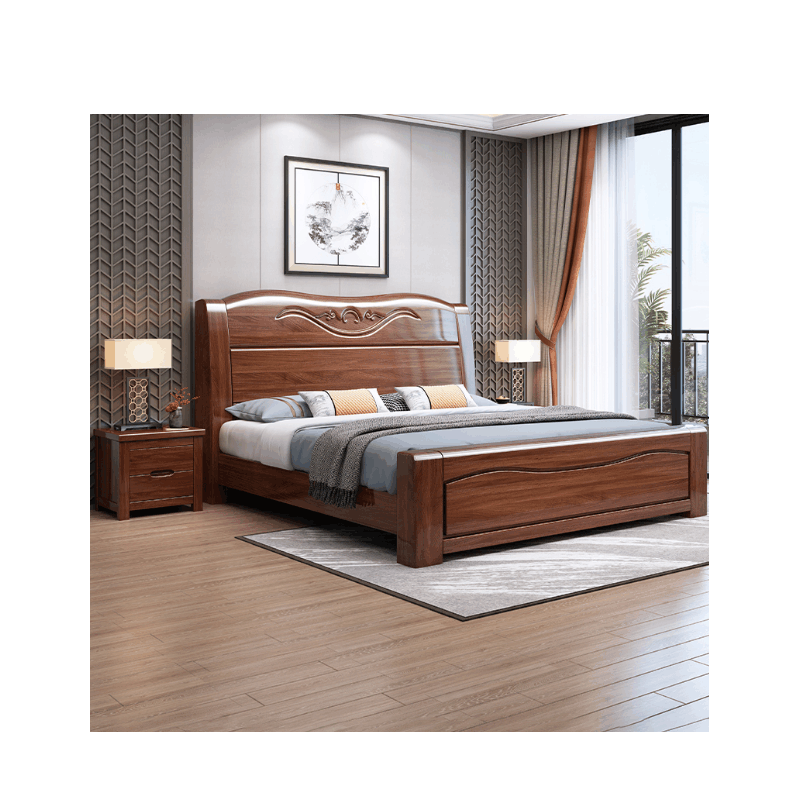 鸿业盛大(HONG YE SHENG DA) HY-1048 2000*1500*960mm±10cm木床单人床 宿舍床图片