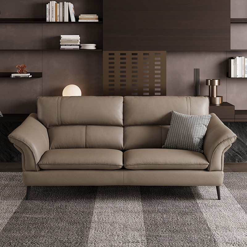 芝华仕cheers芝华仕都市意式轻奢现代简约真皮沙发小户型客厅三人位直