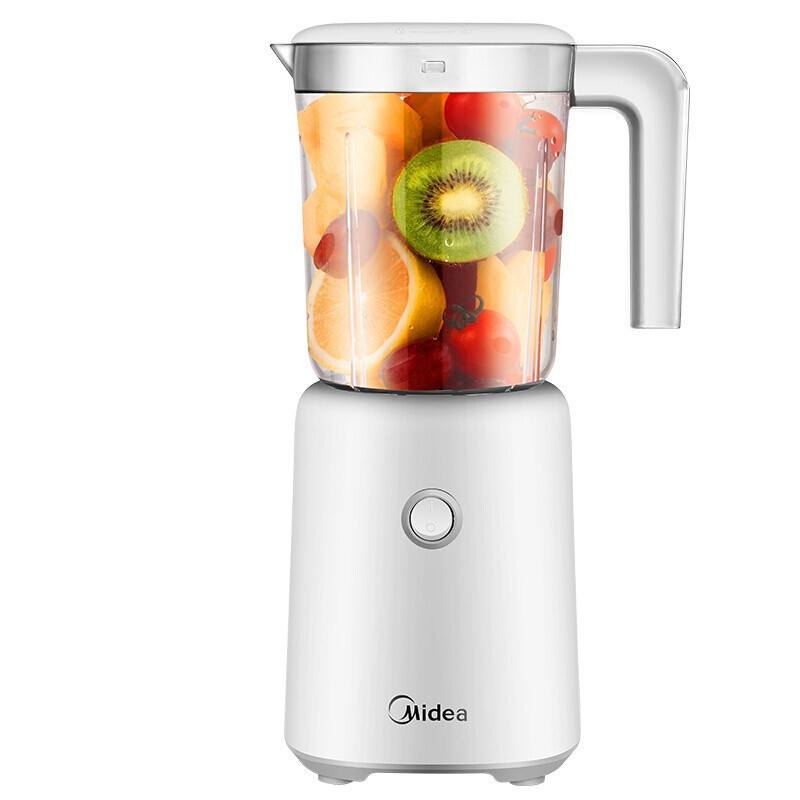 美的(Midea)料理机WBL2501B 多功能家用榨汁机0.6L大容量果蔬果汁机婴儿辅食机 大容量打汁机小型炸汁机料理