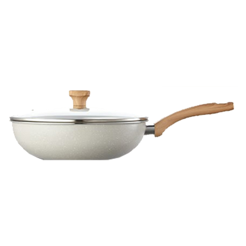 小熊炒锅不粘锅家用炒菜锅抗菌耐磨少油烟明火专用CP-G0061