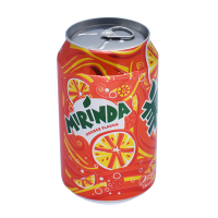 百事可乐 美年达(Mirinda) 橙味汽水 330mL*6听 六联包