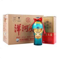 [官方授权店]洋河大曲55度老天蓝500ML*6瓶浓香型白酒白酒整箱
