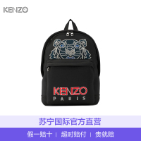 [直营]Kenzo 高田贤三 男士黑色虎头图案双肩包 FA55SF300F22-99