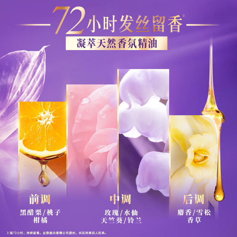 LUX/力士玻尿酸洗发乳洗发水持久留香胶原蛋白水光瓶-清爽蓬松400g