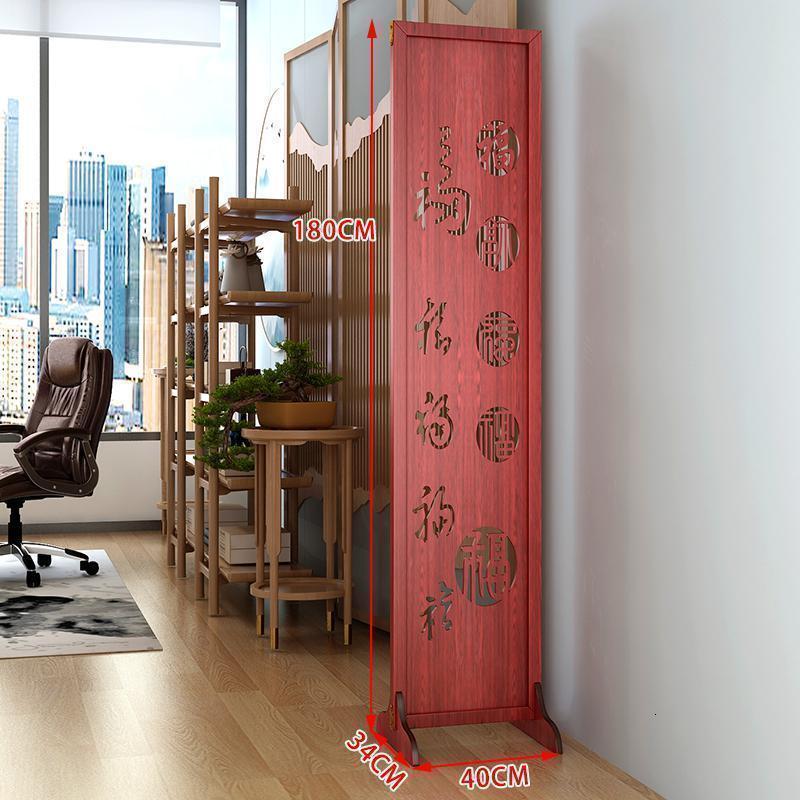 BONJEAN客厅中式屏风隔断装饰现代简约简易折叠房间卧室移动餐厅玄关双面高清大图