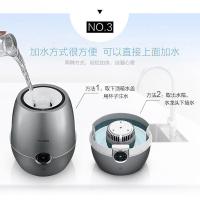 飞利浦（PHILIPS）HU4903/02加湿器 4L大容量 上加水 纳米无雾带除菌盒 静音办公室卧室家用加湿 暗金属银
