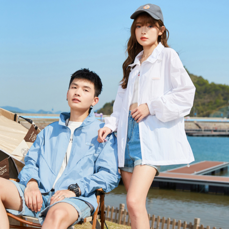 唐狮情侣衣夏季新款情侣外套透气轻薄休闲运动男女服