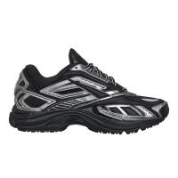 锐步(REEBOK)锐步男士跑步鞋轻便缓震黑色金属风格运动鞋