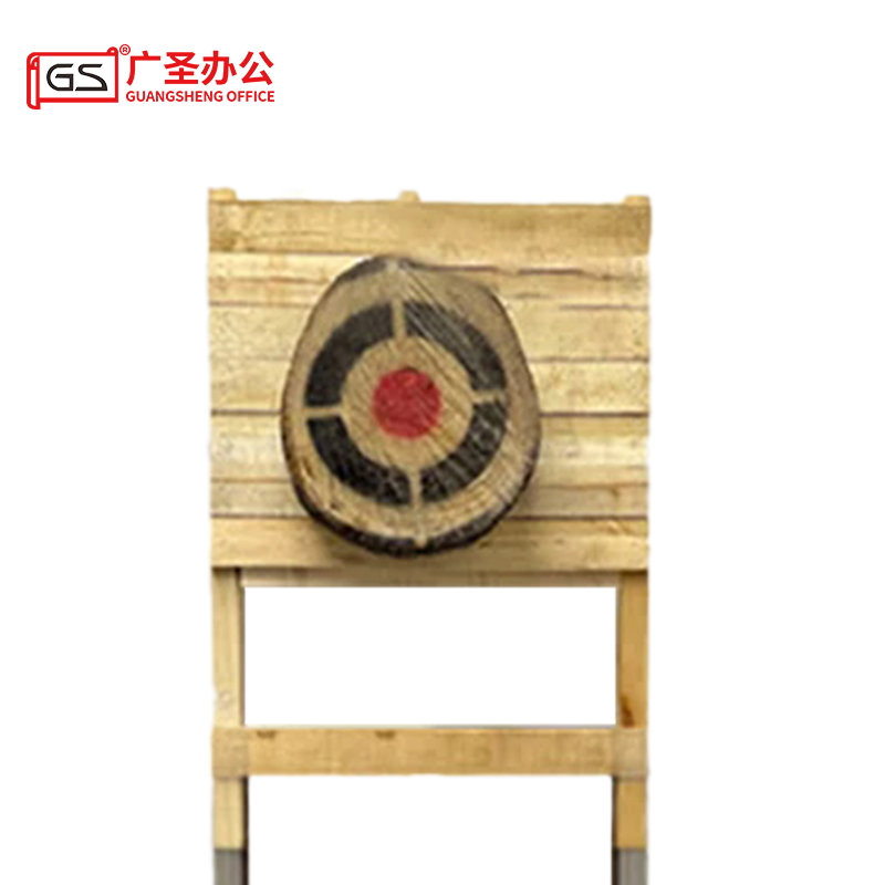 广圣工兵锹格斗术飞锹投准木质圆靶工兵铲飞靶高清大图