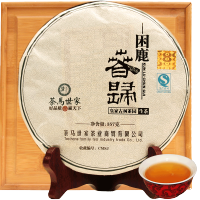 茶马世家 云南勐海巴达山古树普洱生茶357g+舍得茶具