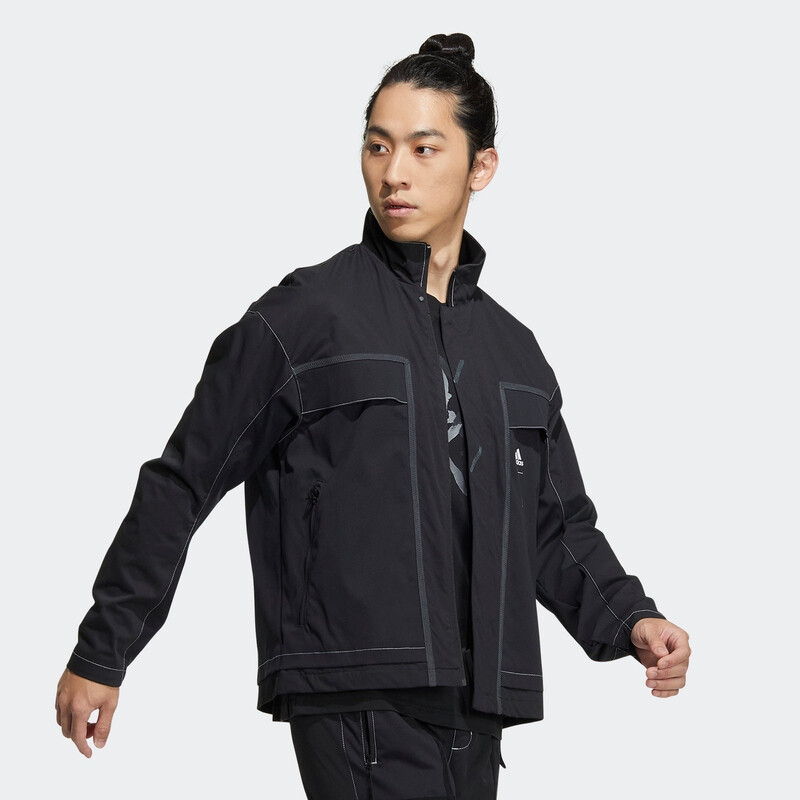 阿迪达斯adidas男子武极运动训练休闲夹克外套he5137