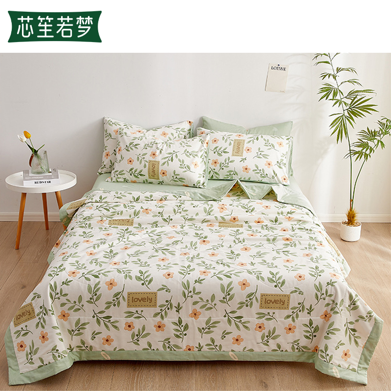 芯笙若梦 夏凉被 1.8*2M 床高清大图