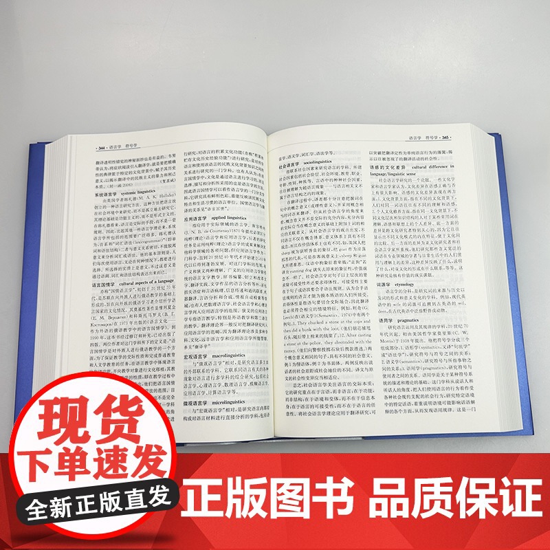 正版 2024中国译学大辞典 第二版 精装版 方梦之编 译学术语2600条 译学词典 译学工具书 上海外语教育出版社 9高清大图