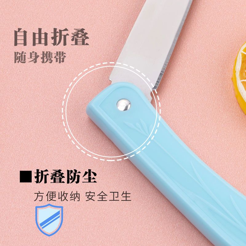 家用水果刀折叠小刀迷你随身携带削皮刀多功能锋利不锈钢瓜果刀子