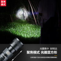 神火(Supfire) A2 变焦强光手电筒迷你远射直充电式P50大功率LED伸缩调焦巡逻灯探照灯带腰夹户外骑行家用灯