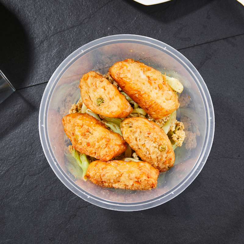 美威能 一次性圆形打包盒450只 500ML/箱高清大图