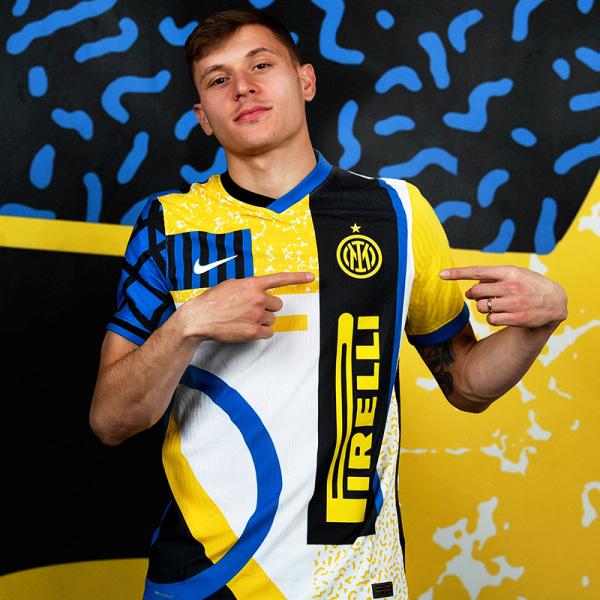 Nike耐克国际米兰 21赛季第四客场球迷版男子足球国米球衣 优选