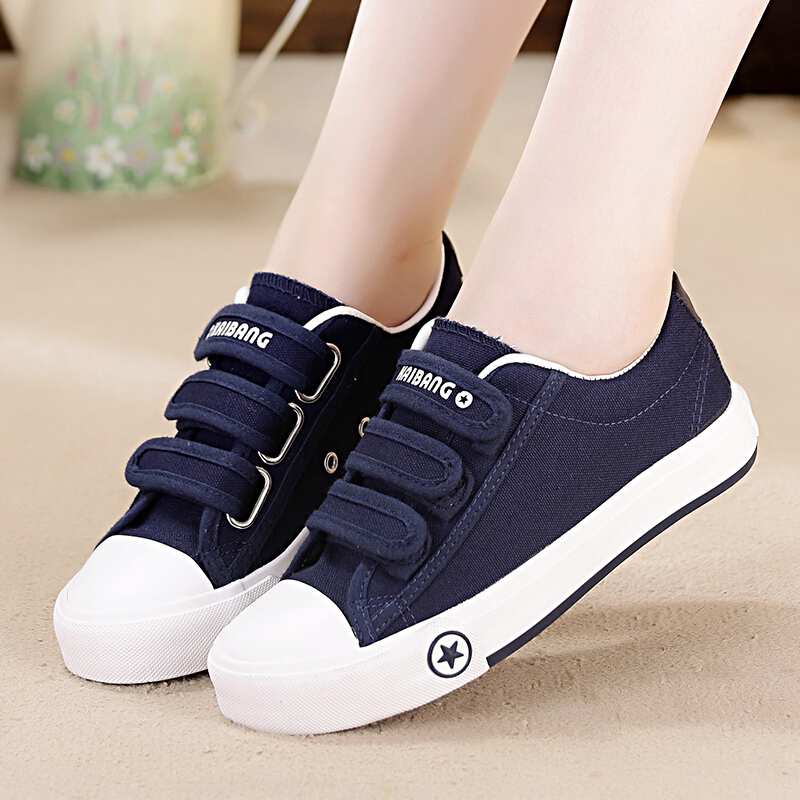 述雅春秋12大童少女孩帆布鞋子13初中女生板鞋14中学生16运动布鞋15岁