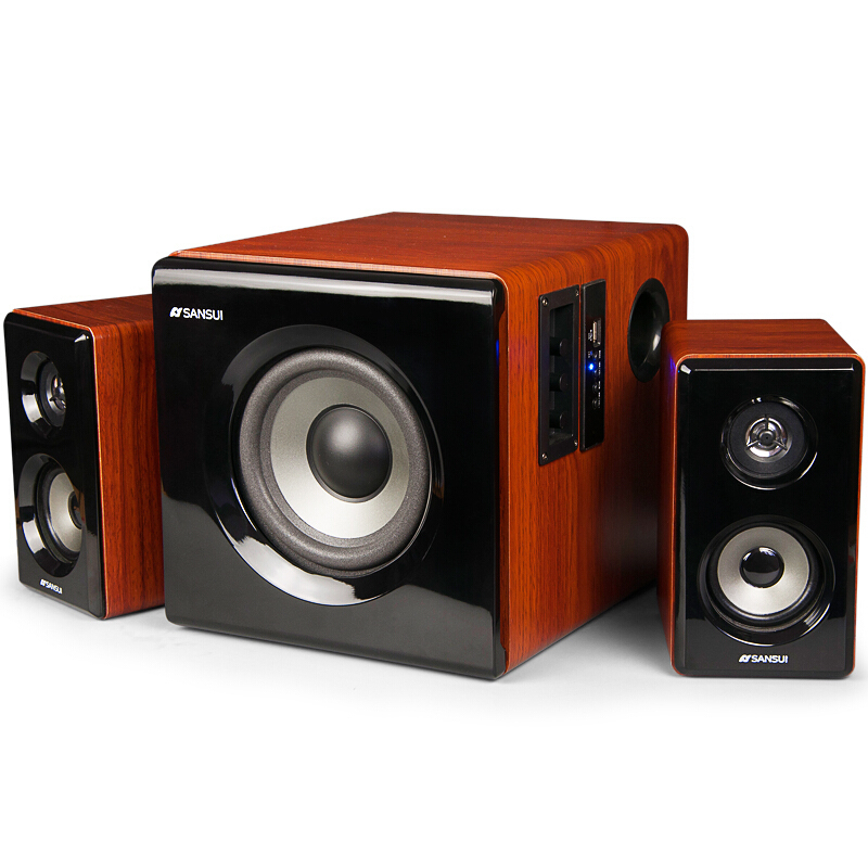 Sansui/山水 GS-6000（60B）家用K歌蓝牙音箱低音炮音响台式电脑