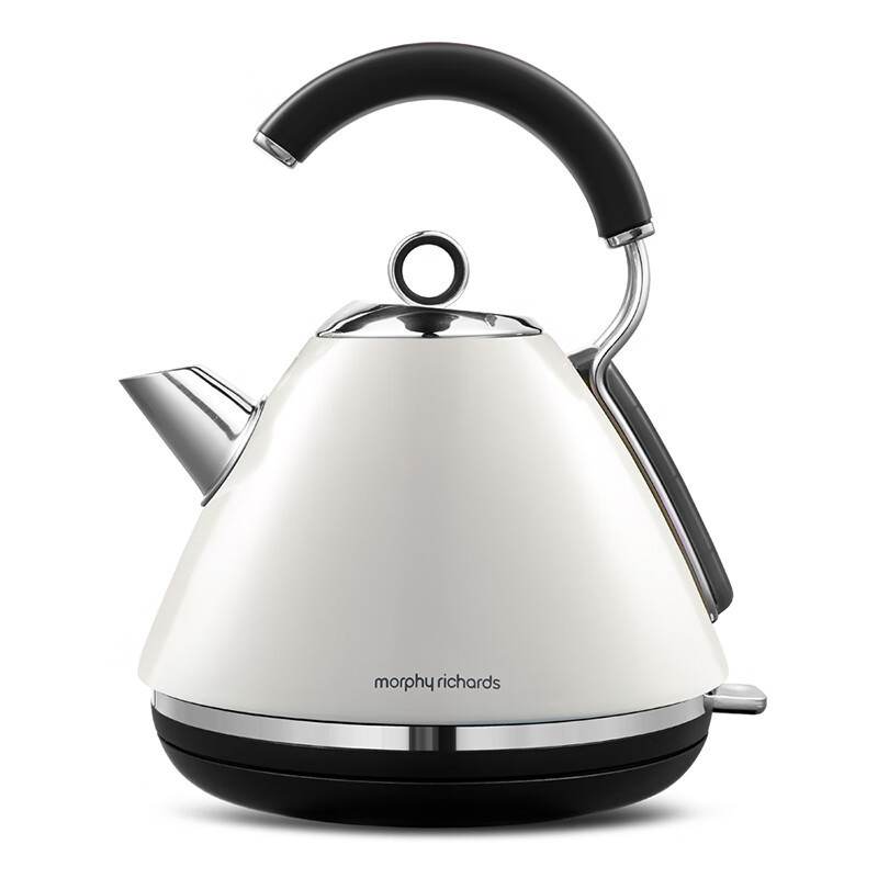 摩飞电器(MORPHY RICHARDS) MR7456A 米白 1.5L电热水壶艺术水壶 家用烧水壶 不锈钢电热水壶