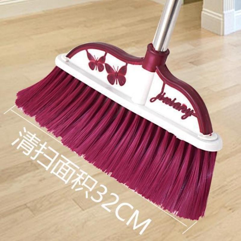 [软毛中号]fdh久弘色高约85CM 扫把单个家用大号软毛加长加大扫地笤帚套装塑料扫把硬毛扫帚神器