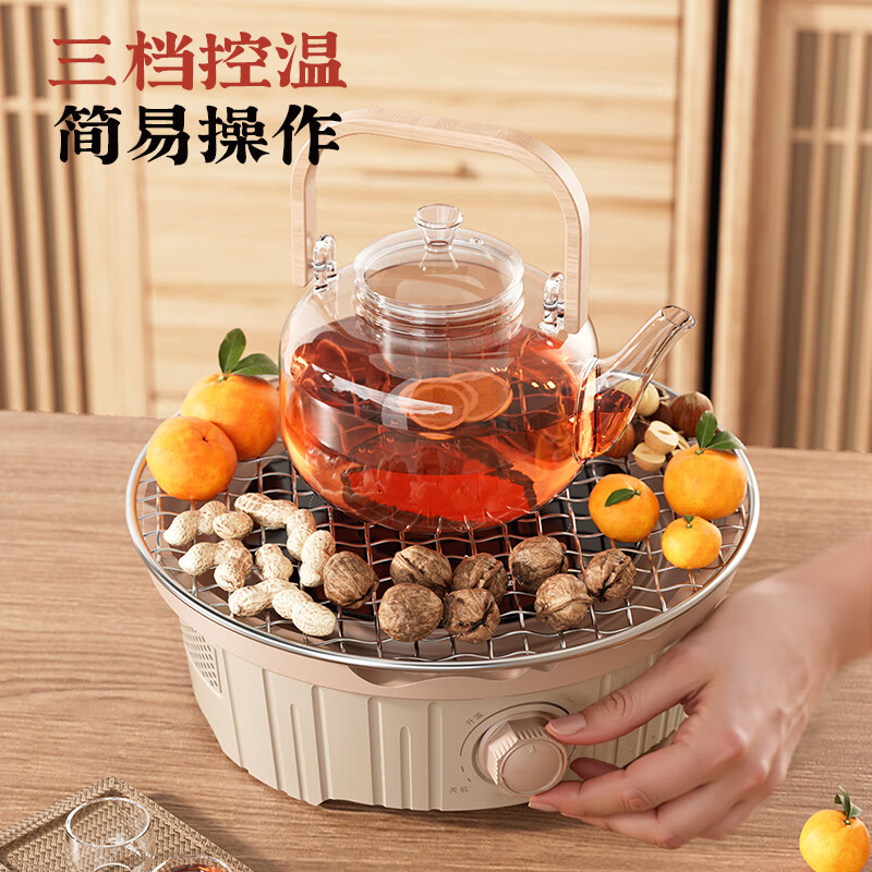 康佳(KONKA)仿真炭火围炉煮茶套装多功能电陶炉煮茶器KDTL-8005高清大图