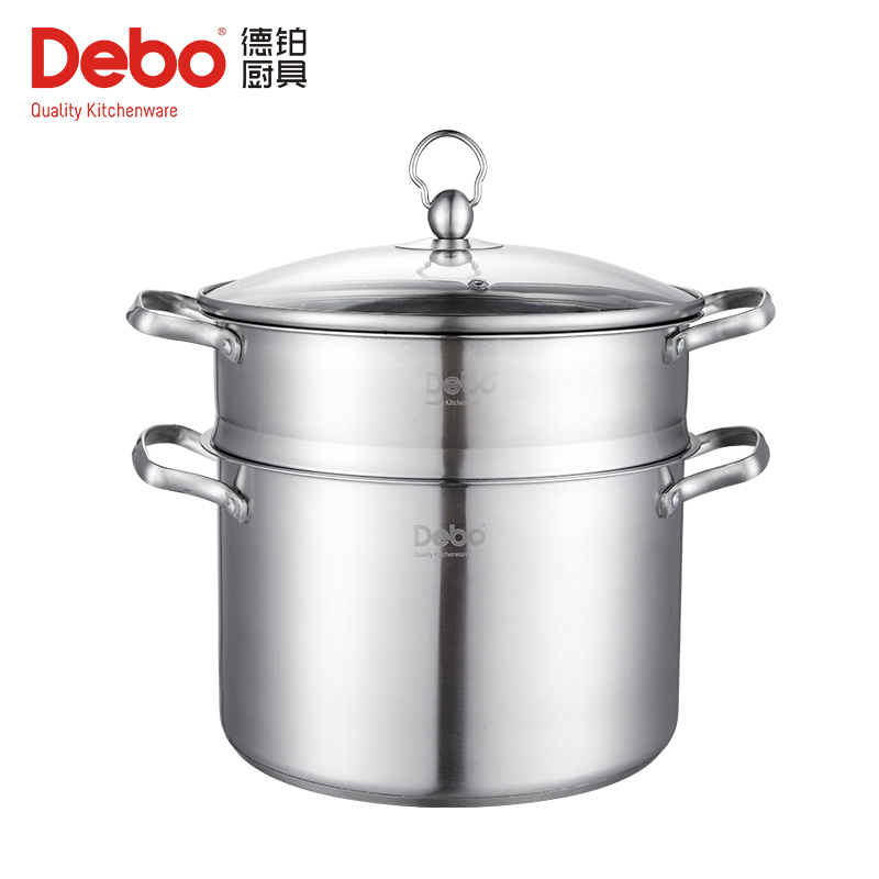 德铂 DEP-300 格林堡 不锈钢套装锅 银色