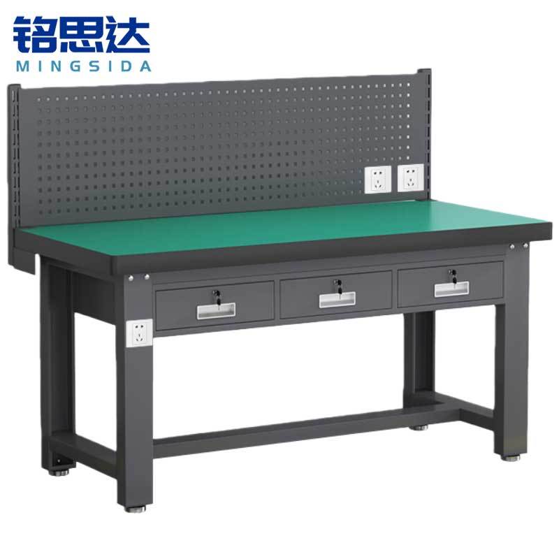 铭思达钳工操作台1.5米平三抽张高清大图