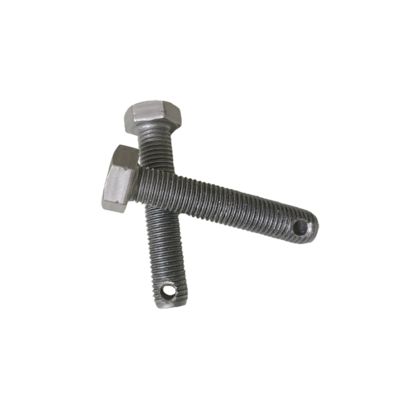 益莘 外六角螺栓带孔 M8*25mm 个