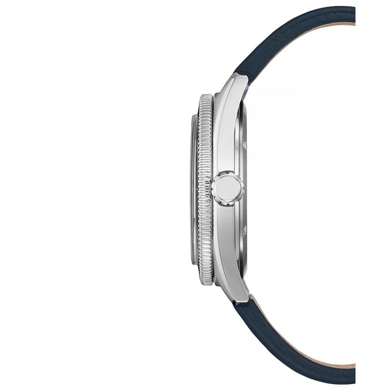 西铁城(CITIZEN)CitizenEcoDrive男士唐老鸭蓝皮表带手表42mm航海风格防水 quartz表高清大图