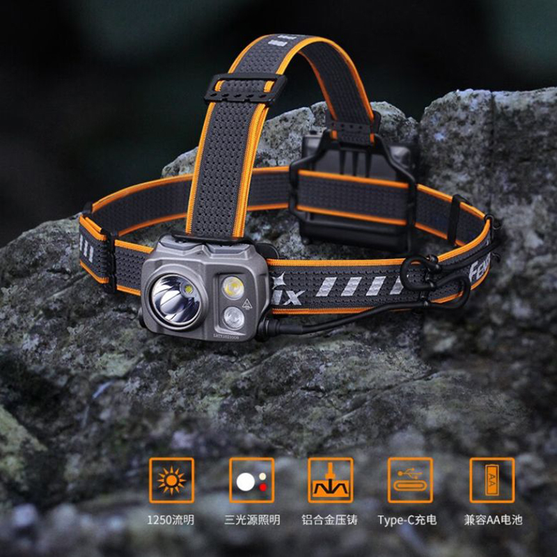 Fenix 小型探照灯分体式1250流明 HP16R 单位:个 货期7天