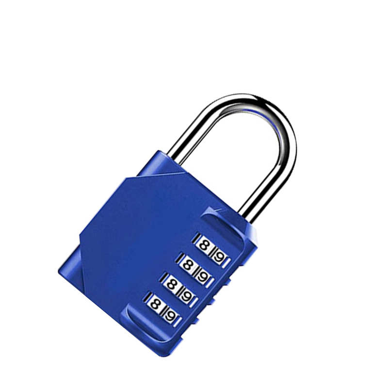 苏识 ZCB434蓝 四位密码锌合金 密码锁挂锁 (计价单位:个) 蓝色高清大图